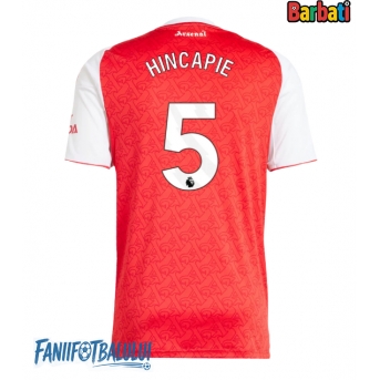 Arsenal Piero Hincapie #5 Tricou Fotbal Replică 2025-26 Barbati Acasa